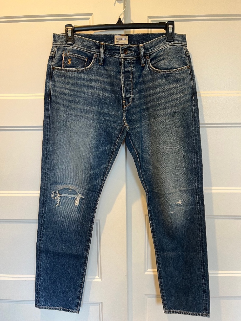 Todd Snyder Slim Fit 12.5 Oz. Cotton Selvedge Denim Jeans - 33 x 32